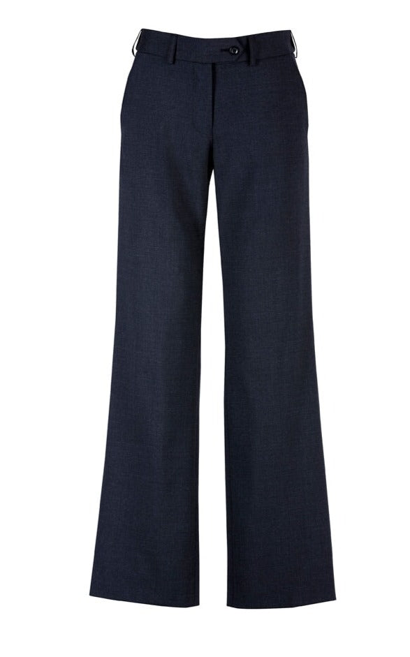 Womens Comfort Wool Stretch Adjustable Waist Pant Corporate Fashion Biz / Biz Collection