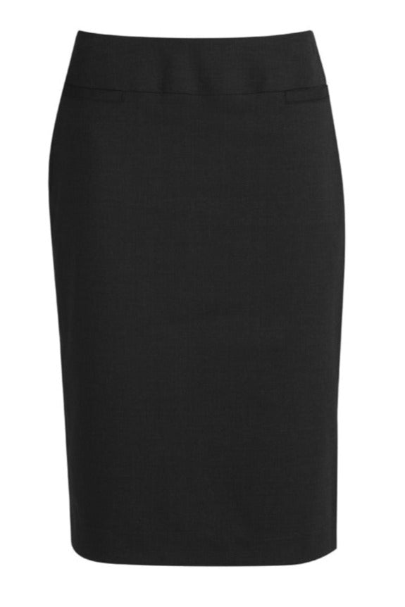 Womens Comfort Wool Stretch Relaxed Fit Lined Skirt Corporate Fashion Biz / Biz Collection