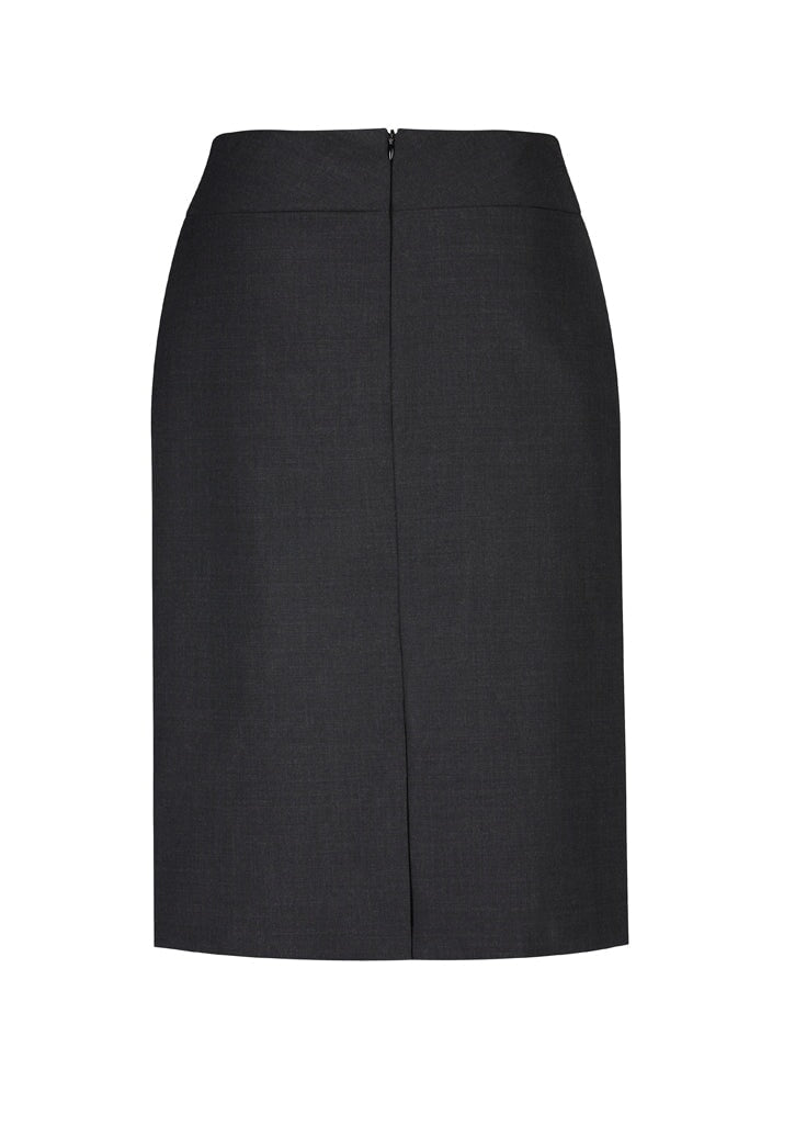 Womens Comfort Wool Stretch Relaxed Fit Lined Skirt Corporate Fashion Biz / Biz Collection