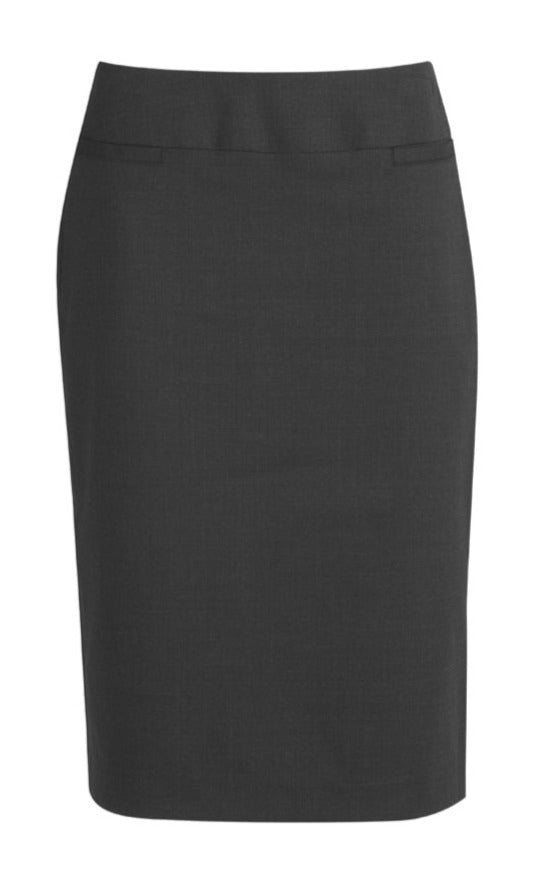 Womens Comfort Wool Stretch Relaxed Fit Lined Skirt Corporate Fashion Biz / Biz Collection