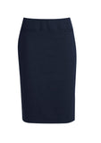 Womens Comfort Wool Stretch Relaxed Fit Lined Skirt Corporate Fashion Biz / Biz Collection