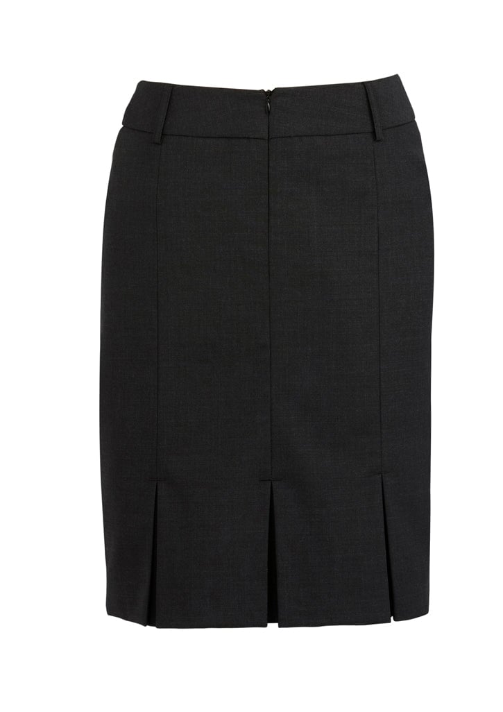 Womens Comfort Wool Stretch Multi-Pleat Skirt Corporate Fashion Biz / Biz Collection