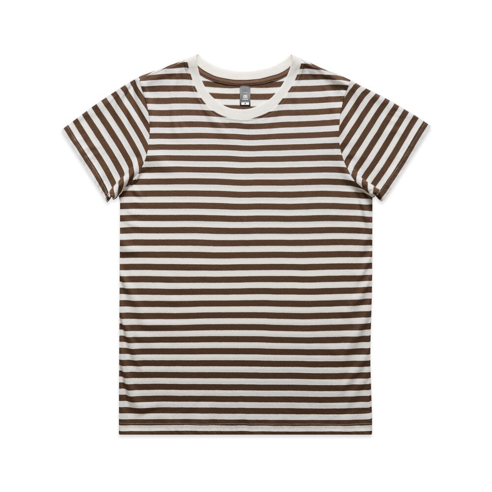 Womens Maple Stripe Tee T-Shirts AS Colour