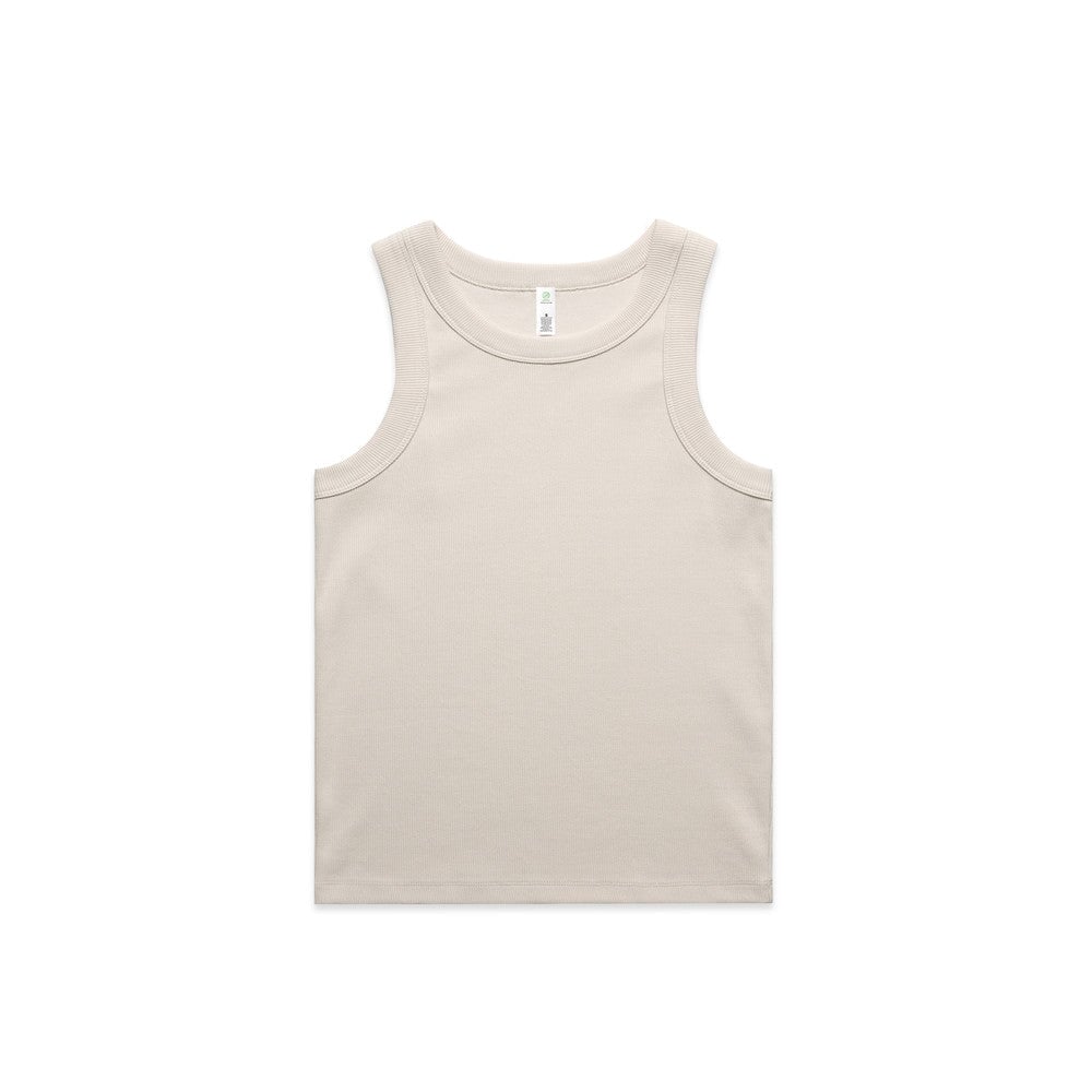 Womens Organic Rib Tank T-Shirts AS Colour