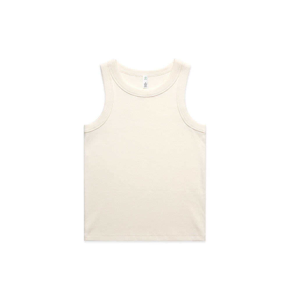 Womens Organic Rib Tank T-Shirts AS Colour