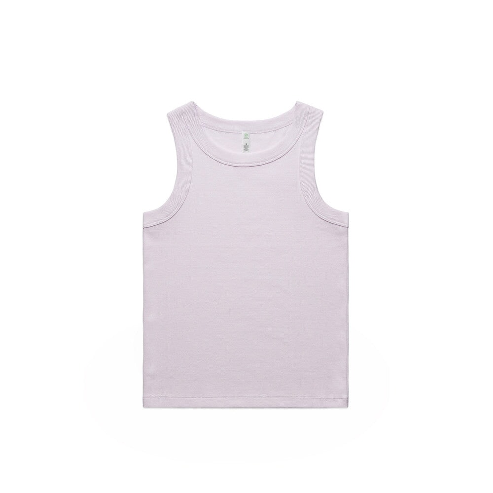 Womens Organic Rib Tank T-Shirts AS Colour