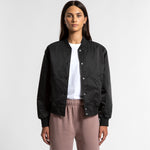 Womens College Bomber Jacket Outerwear AS Colour