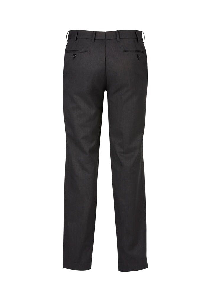 Mens Cool Stretch Flat Front Pant (Regular) Corporate Fashion Biz / Biz Collection