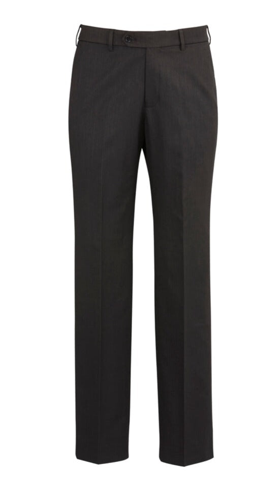 Mens Cool Stretch Flat Front Pant (Regular) Corporate Fashion Biz / Biz Collection