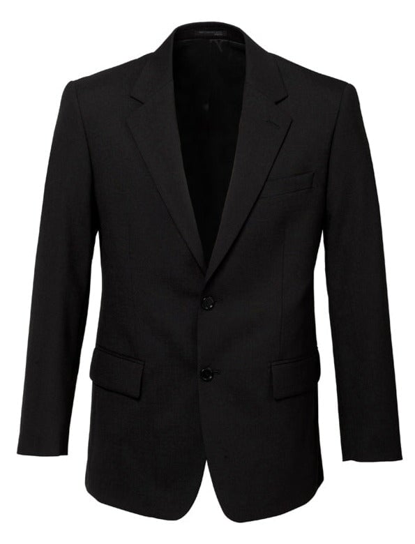 Mens Comfort Wool Stretch 2 Button Classic Jacket Corporate Fashion Biz / Biz Collection