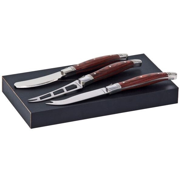 Bordeaux Cheese Knife 3 pcs Set BMV