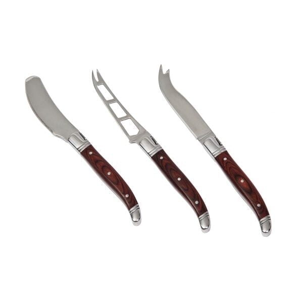 Bordeaux Cheese Knife 3 pcs Set BMV