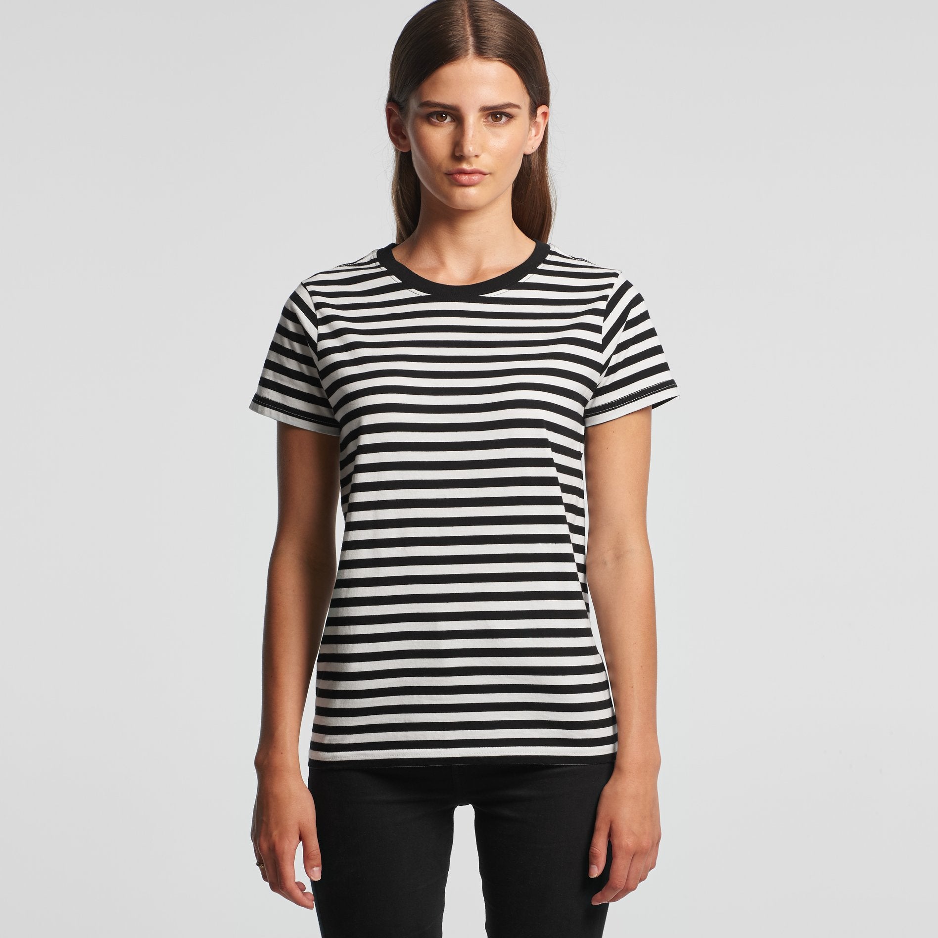 Womens Maple Stripe Tee T-Shirts AS Colour