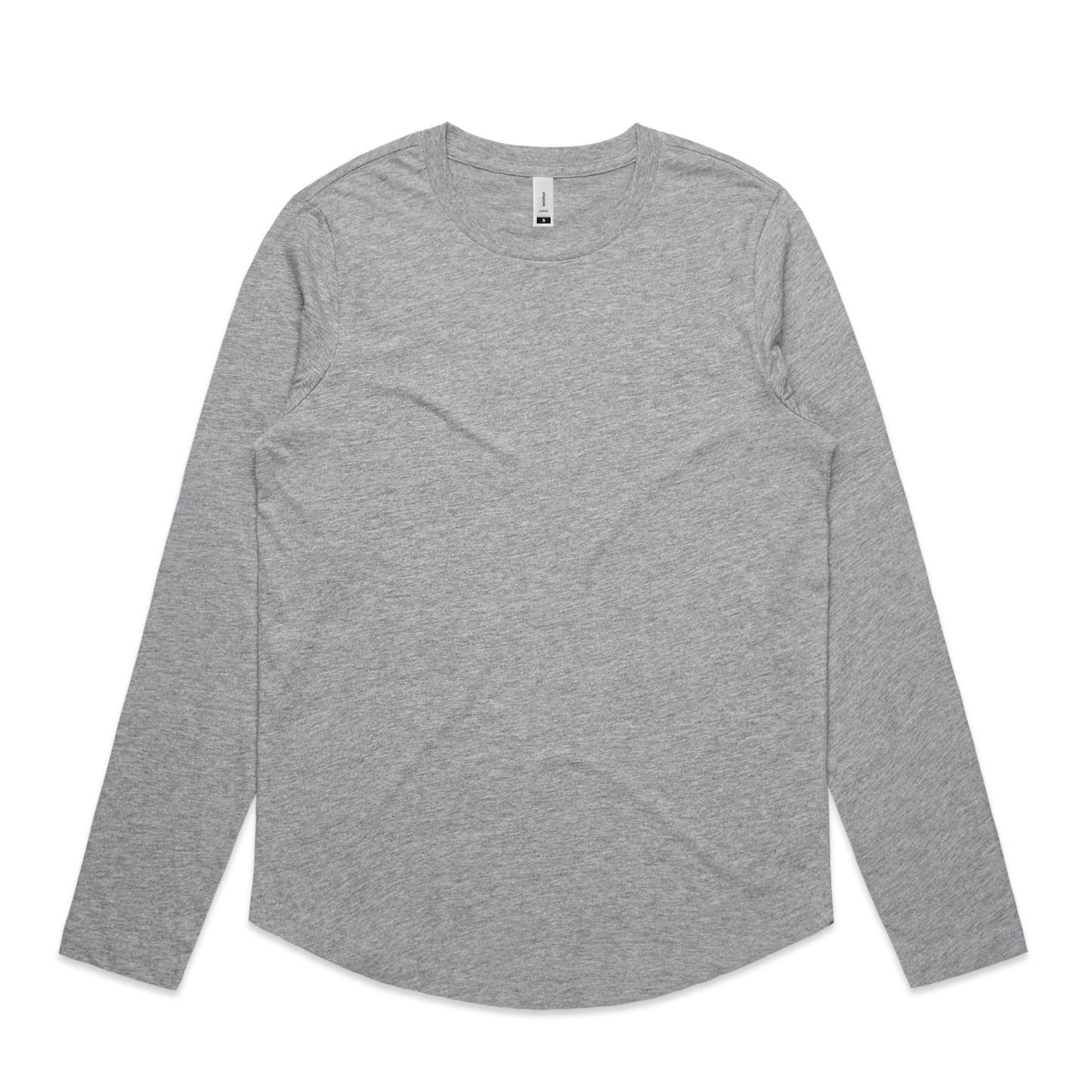 Womens Curve Long Sleeve Tee T-Shirts AS Colour