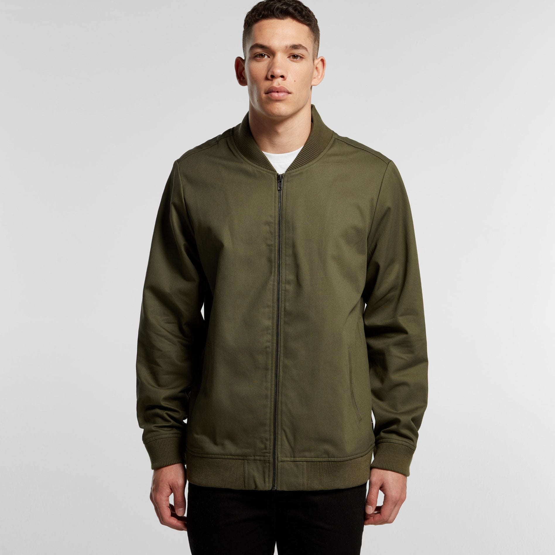 Mens Bomber Jacket Outerwear AS Colour