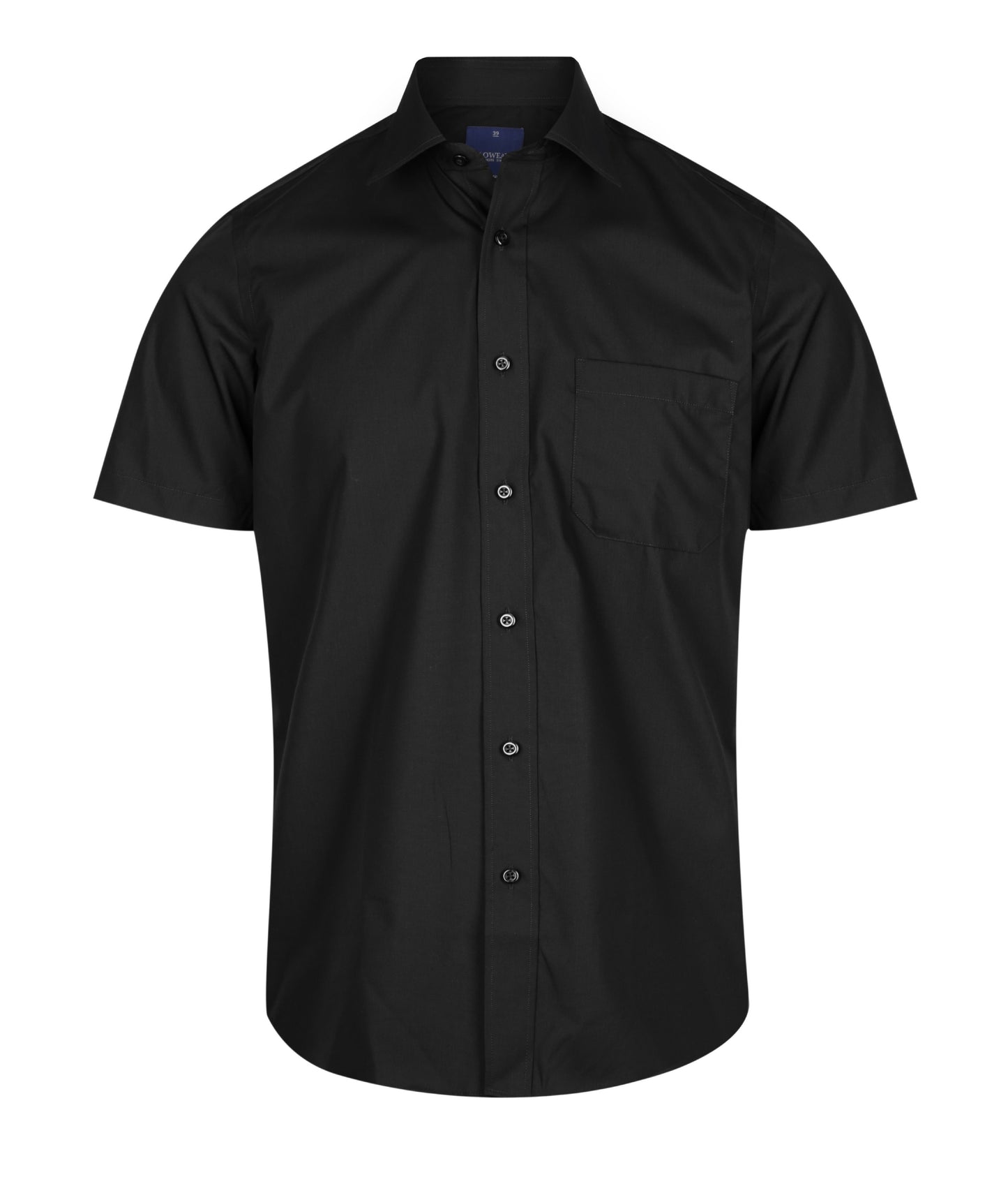 Mens Premium Poplin Short Sleeve Shirt Shirts Gloweave