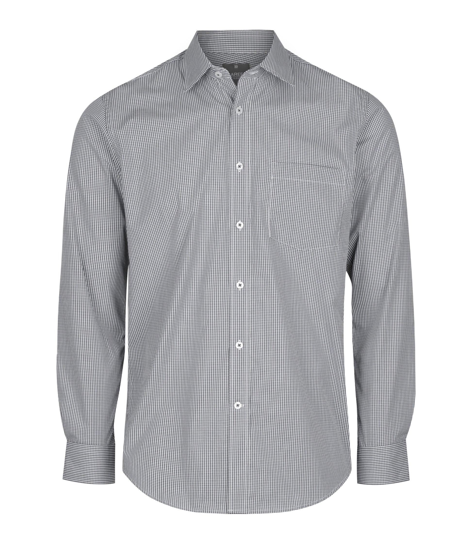 Mens Gingham Long Sleeve Shirt Shirts Gloweave