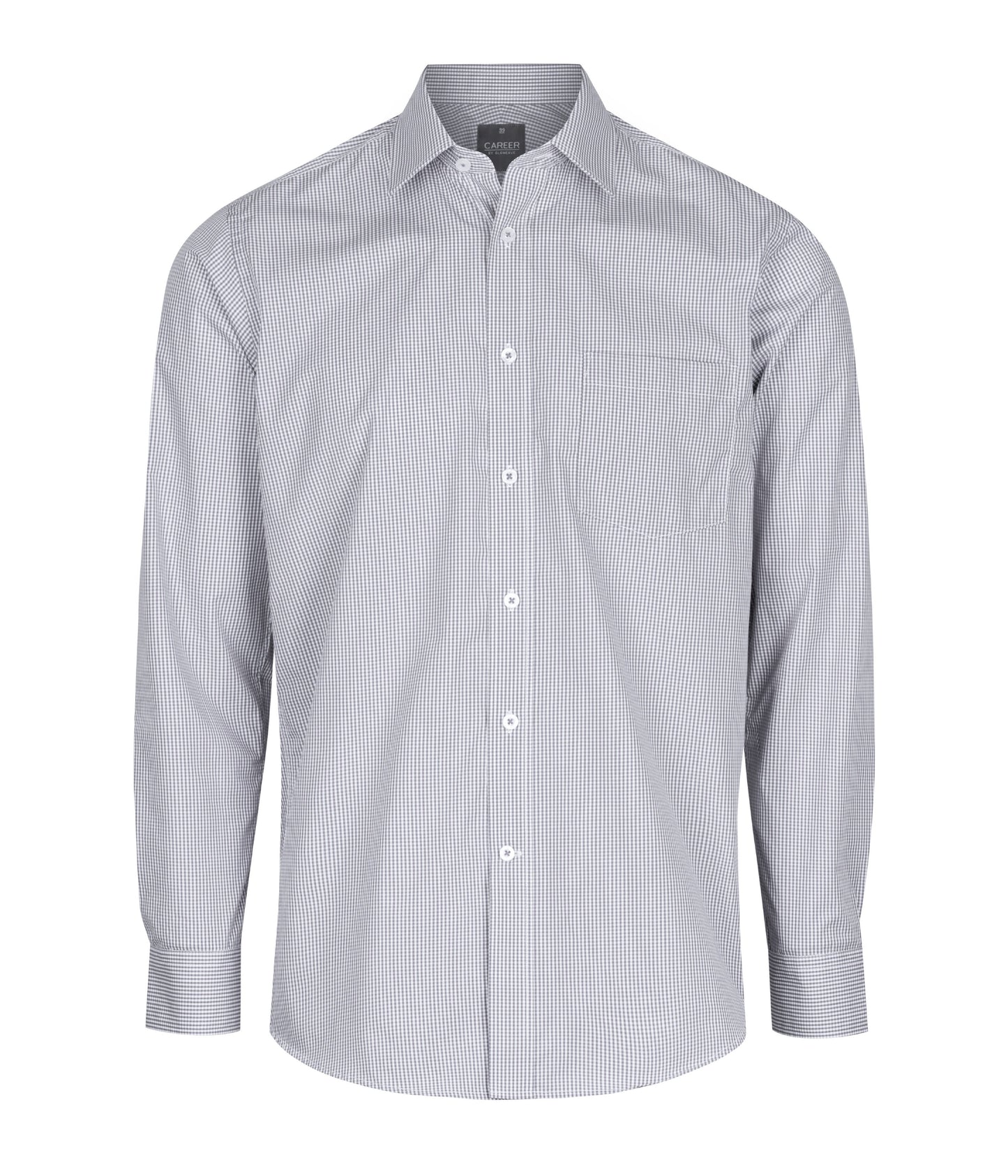 Mens Gingham Long Sleeve Shirt Shirts Gloweave