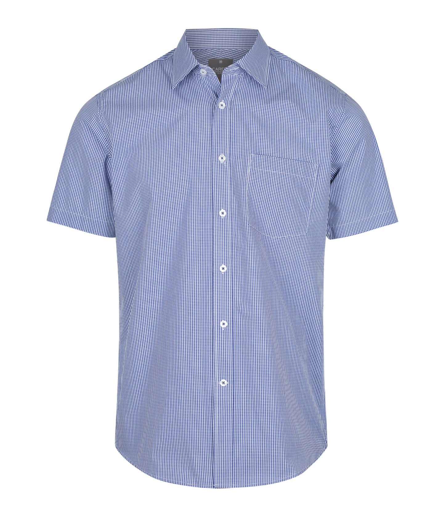 Mens Gingham Short Sleeve Shirt Shirts Gloweave