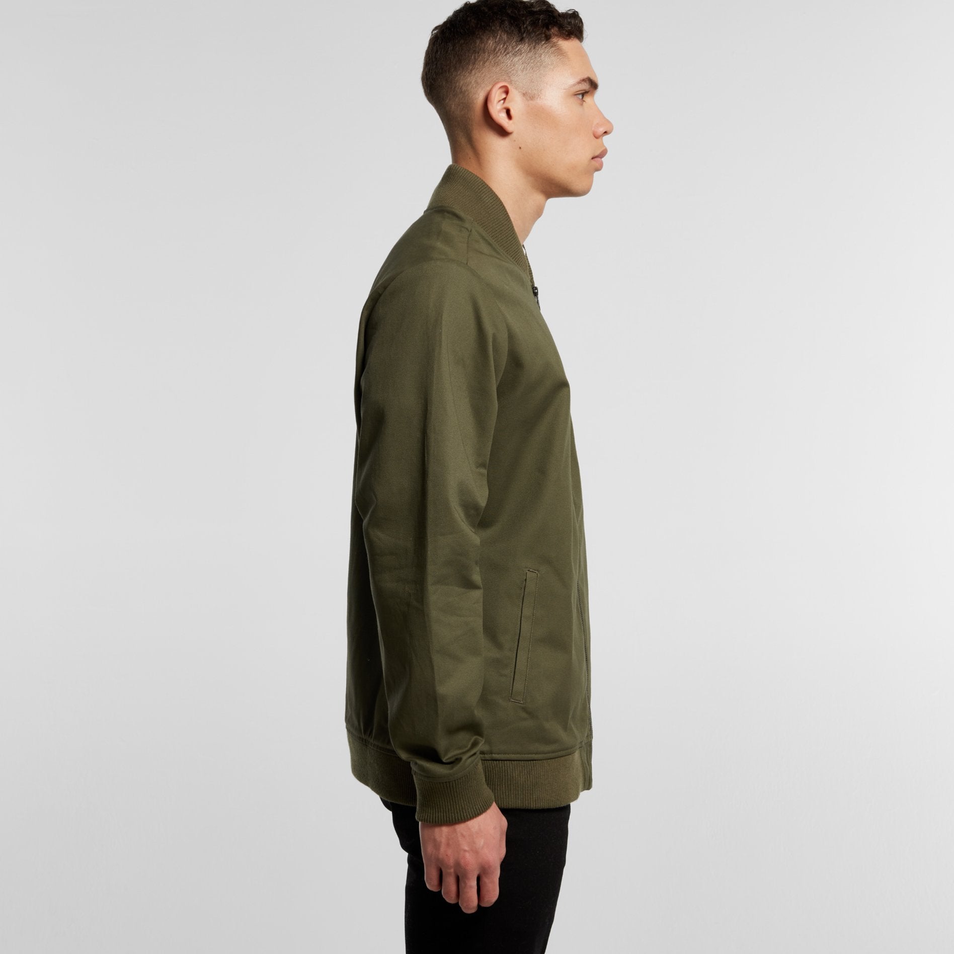 Mens Bomber Jacket Outerwear AS Colour