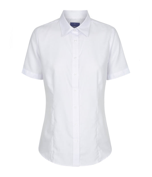 Womens White Short Sleeve Shirt Shirts Gloweave