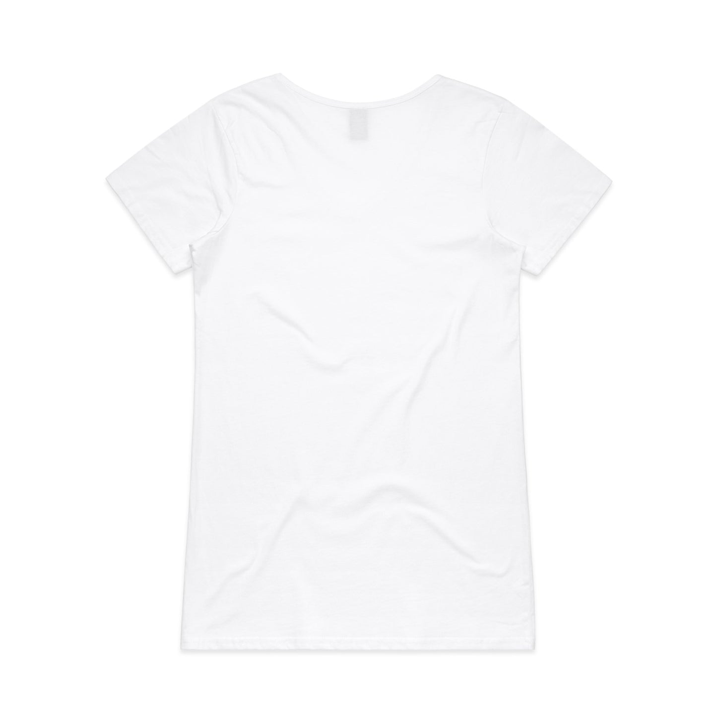 Womens Bevel V-Neck Tee T-Shirts AS Colour