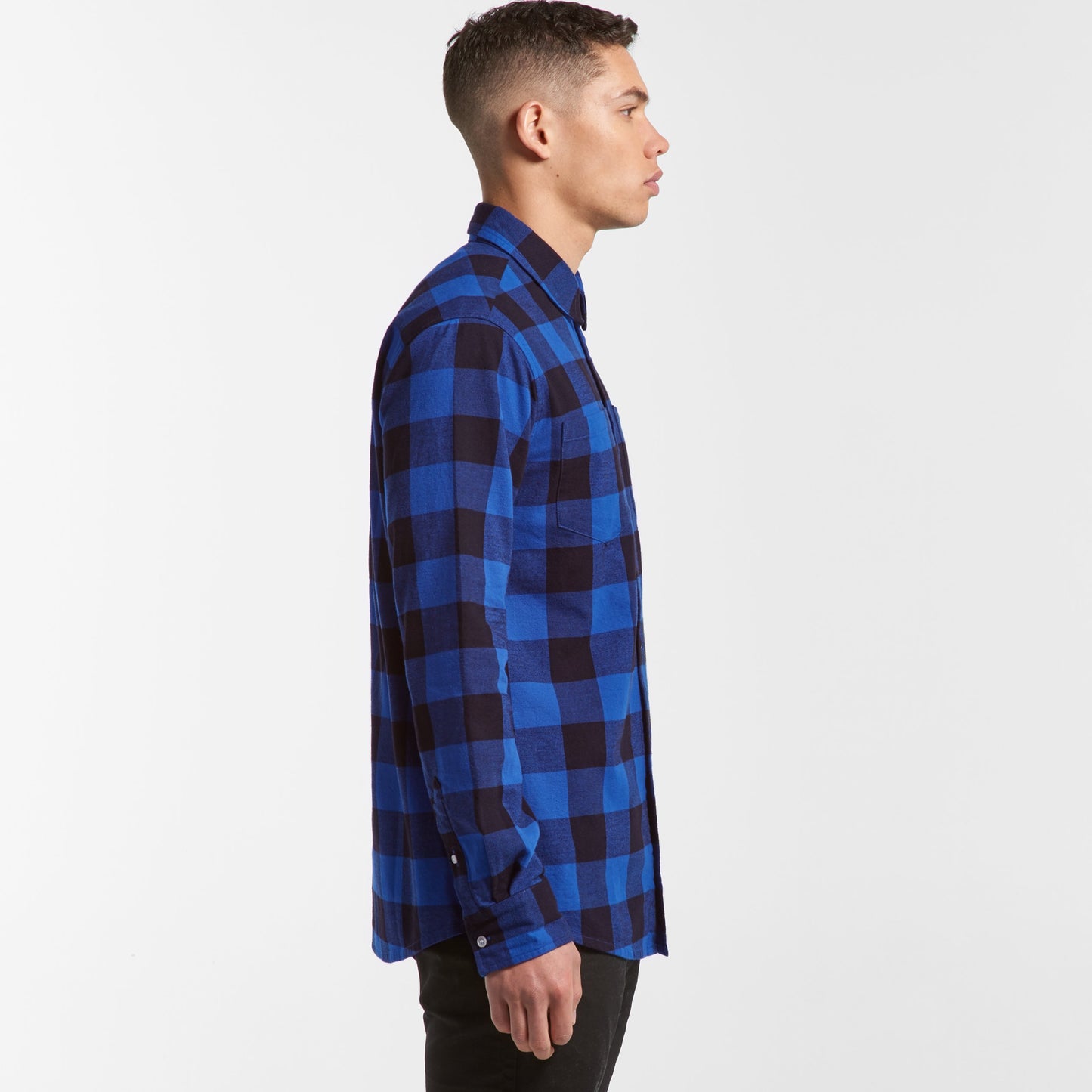 Mens Check Shirt Shirts AS Colour