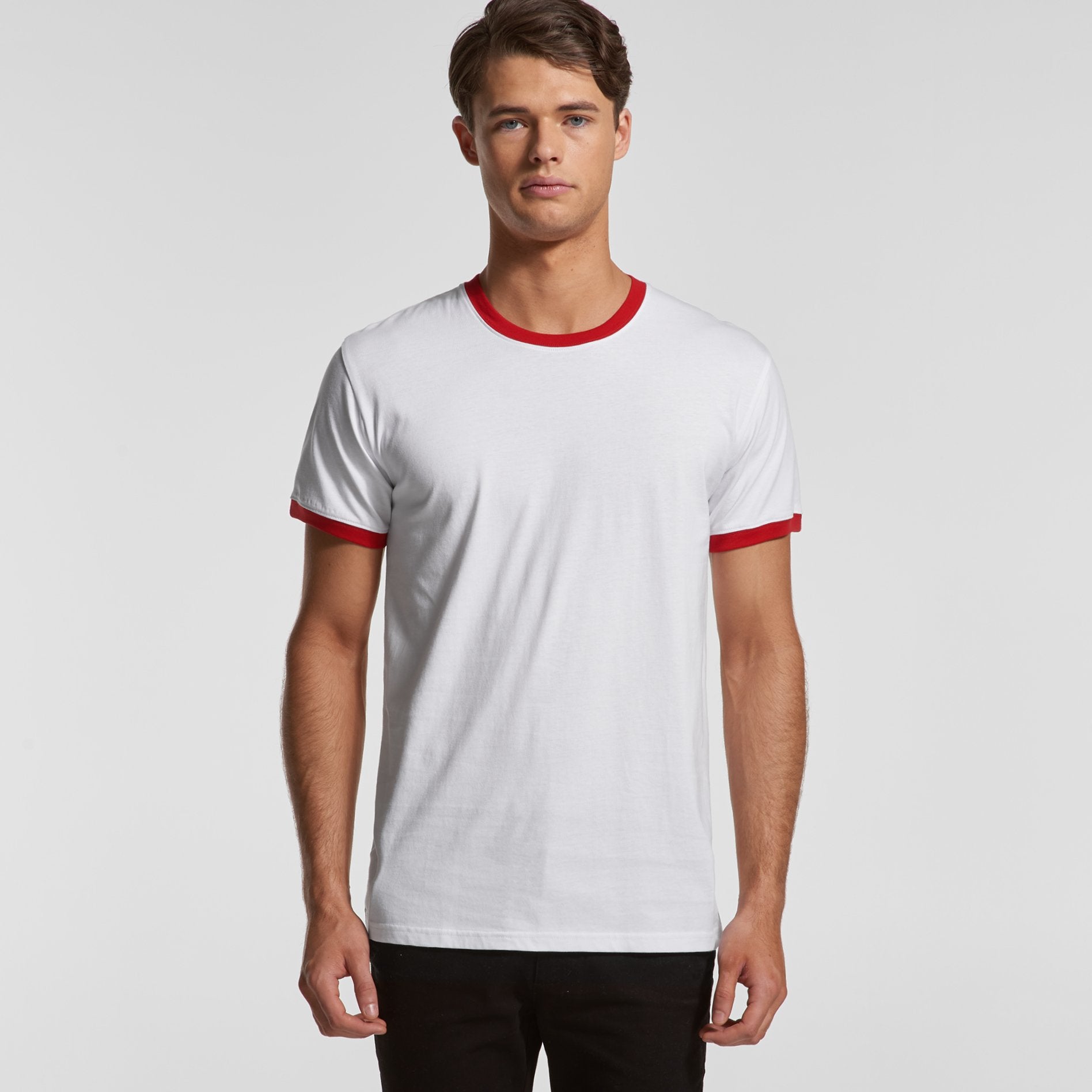 Mens Ringer Tee T-Shirts AS Colour