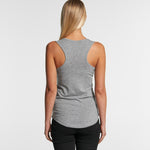 Womens Yes Racerback Singlet T-Shirts AS Colour
