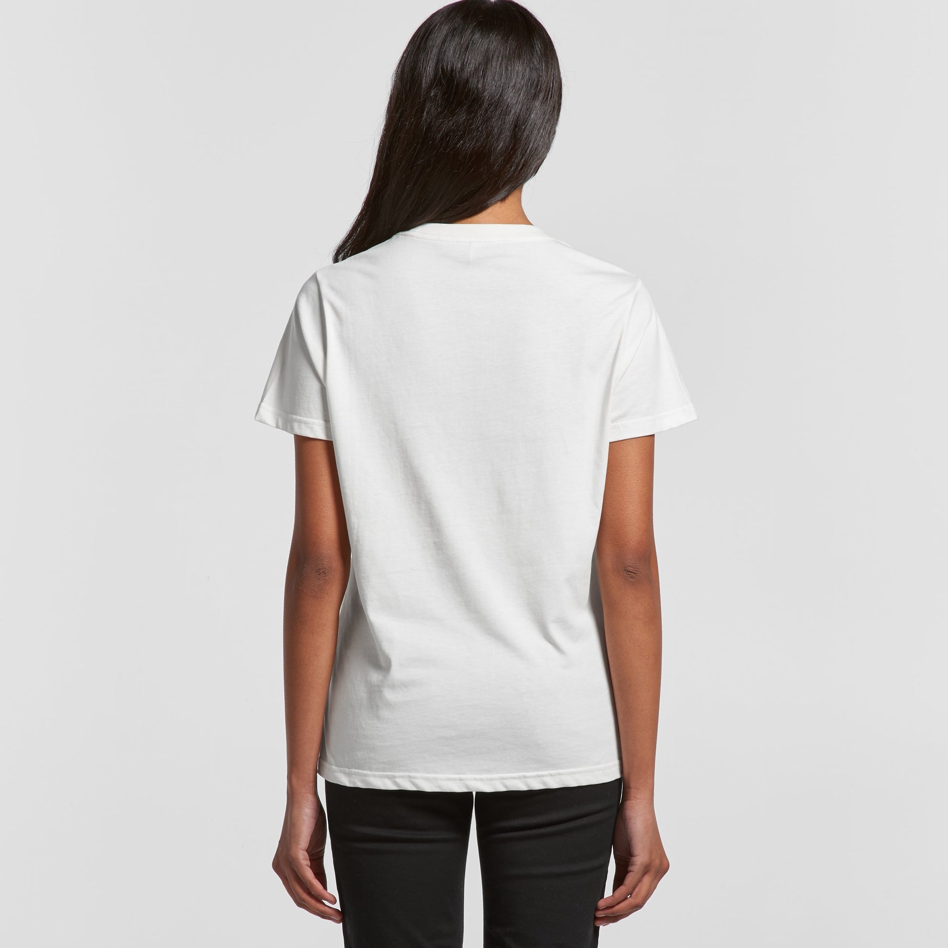 Womens Basic Tee T-Shirts AS Colour