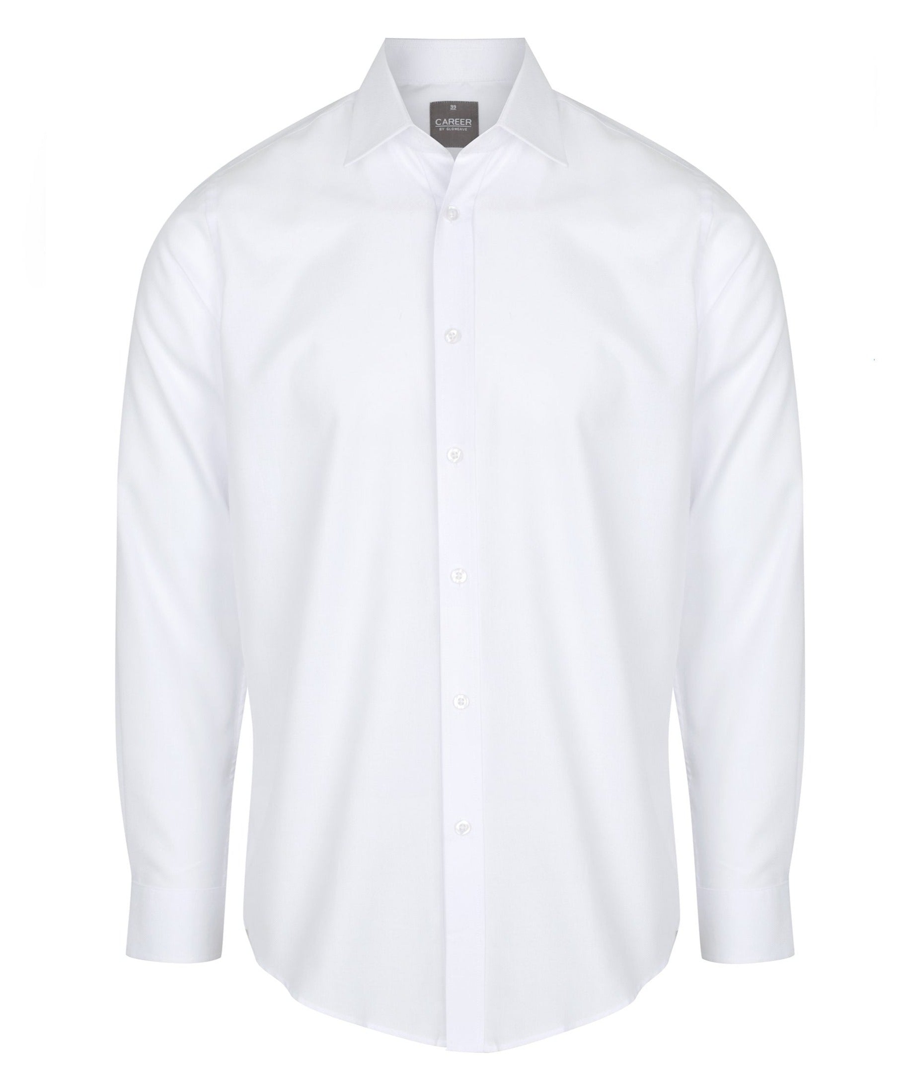 Mens White Long Sleeve Shirt Shirts Gloweave