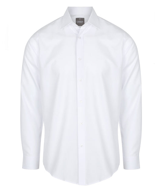 Mens White Long Sleeve Shirt Shirts Gloweave