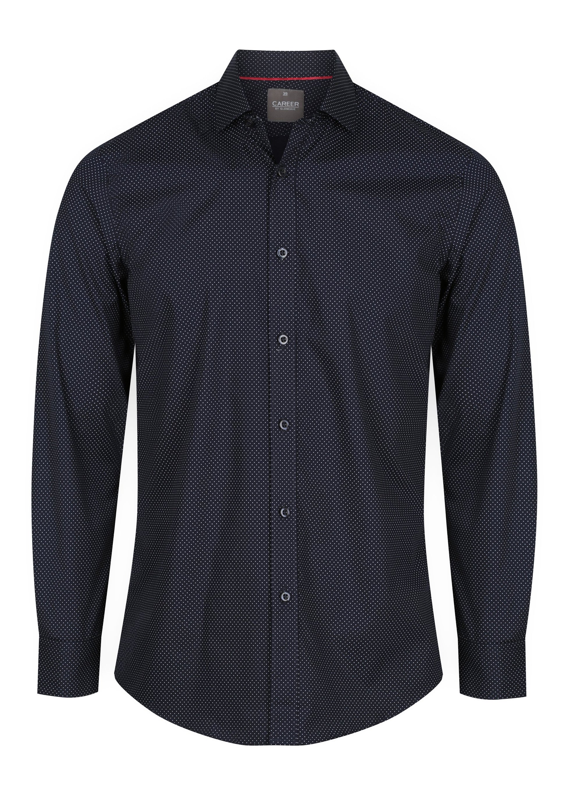 Mens Dot Print Long Sleeve Shirt Shirts Gloweave