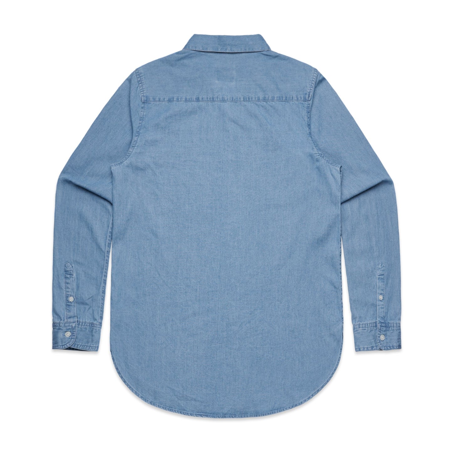 Womens Blue Denim Shirt Shirts AS Colour