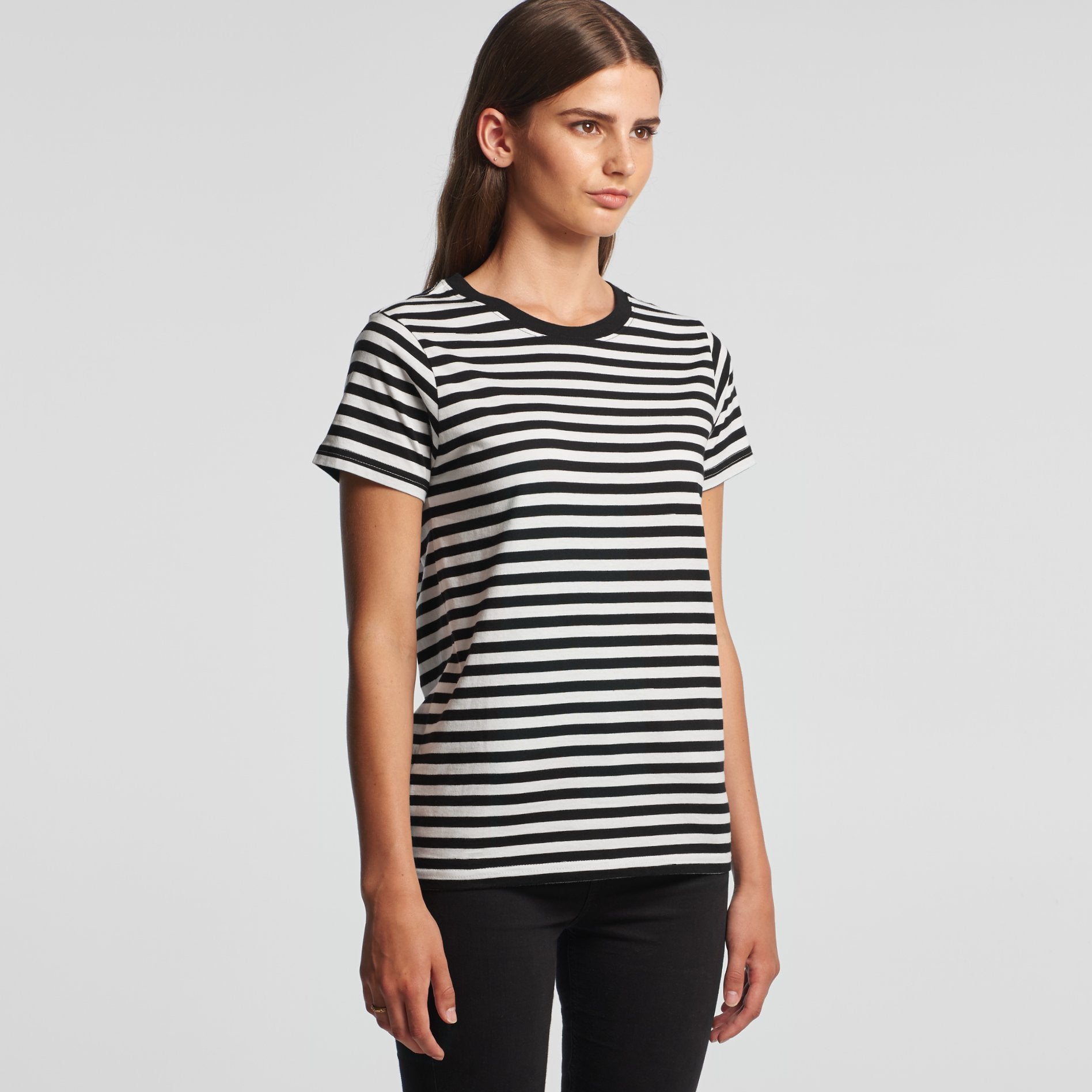 Womens Maple Stripe Tee T-Shirts AS Colour