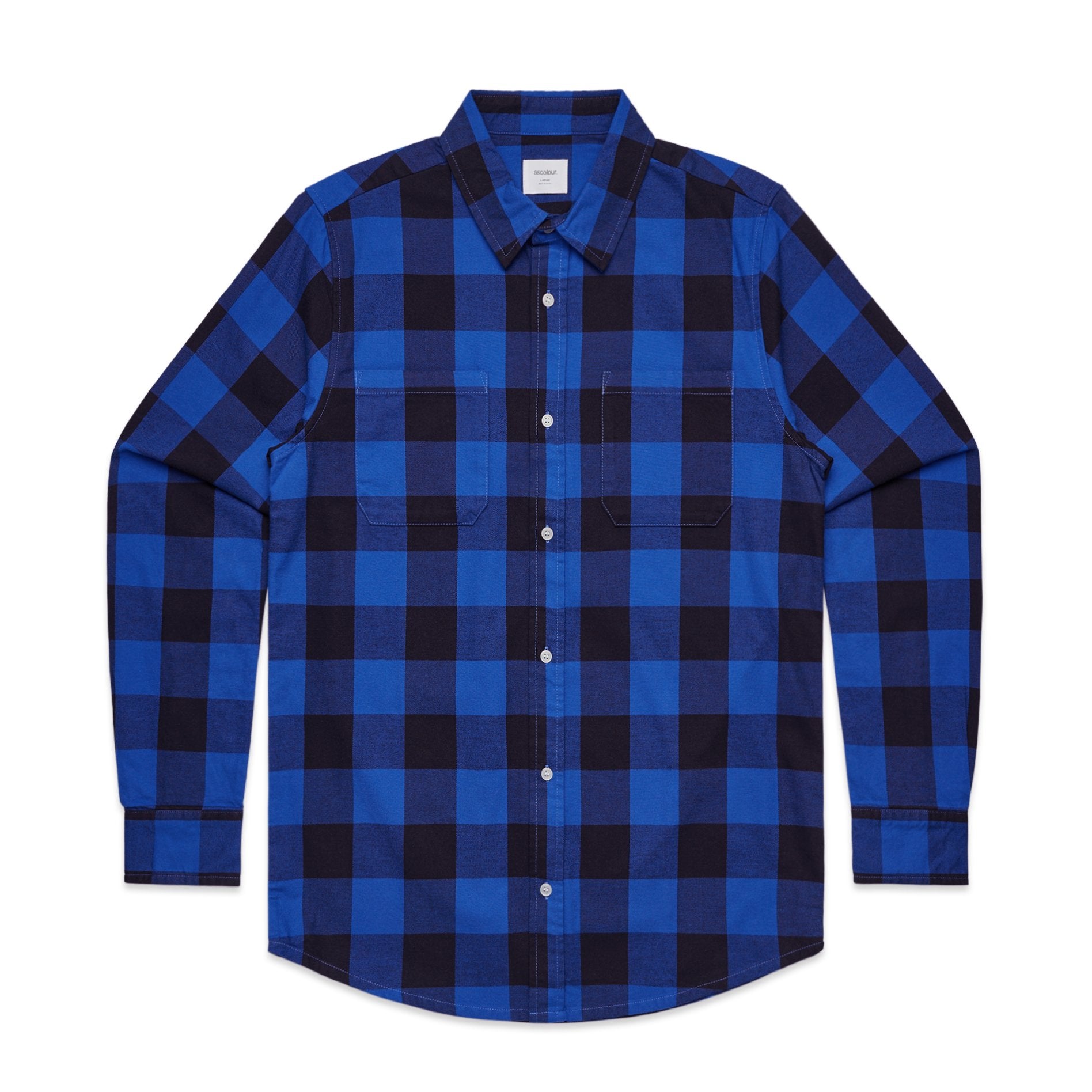 Mens Check Shirt Shirts AS Colour