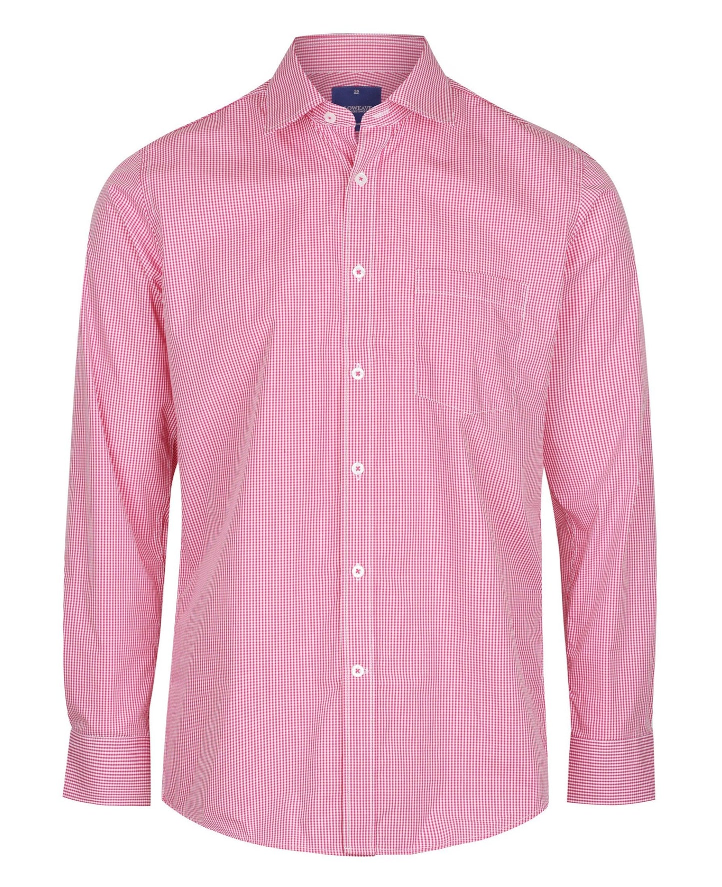 Mens Gingham Long Sleeve Shirt Shirts Gloweave