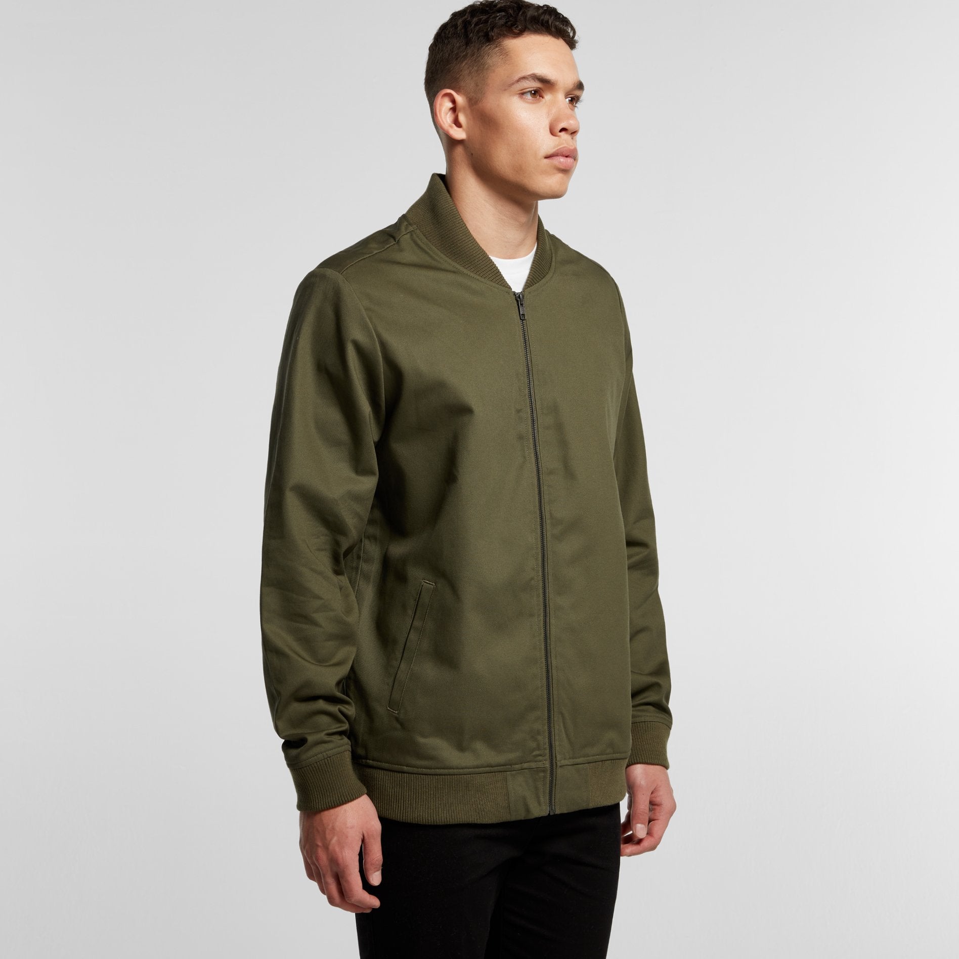 Mens Bomber Jacket Outerwear AS Colour