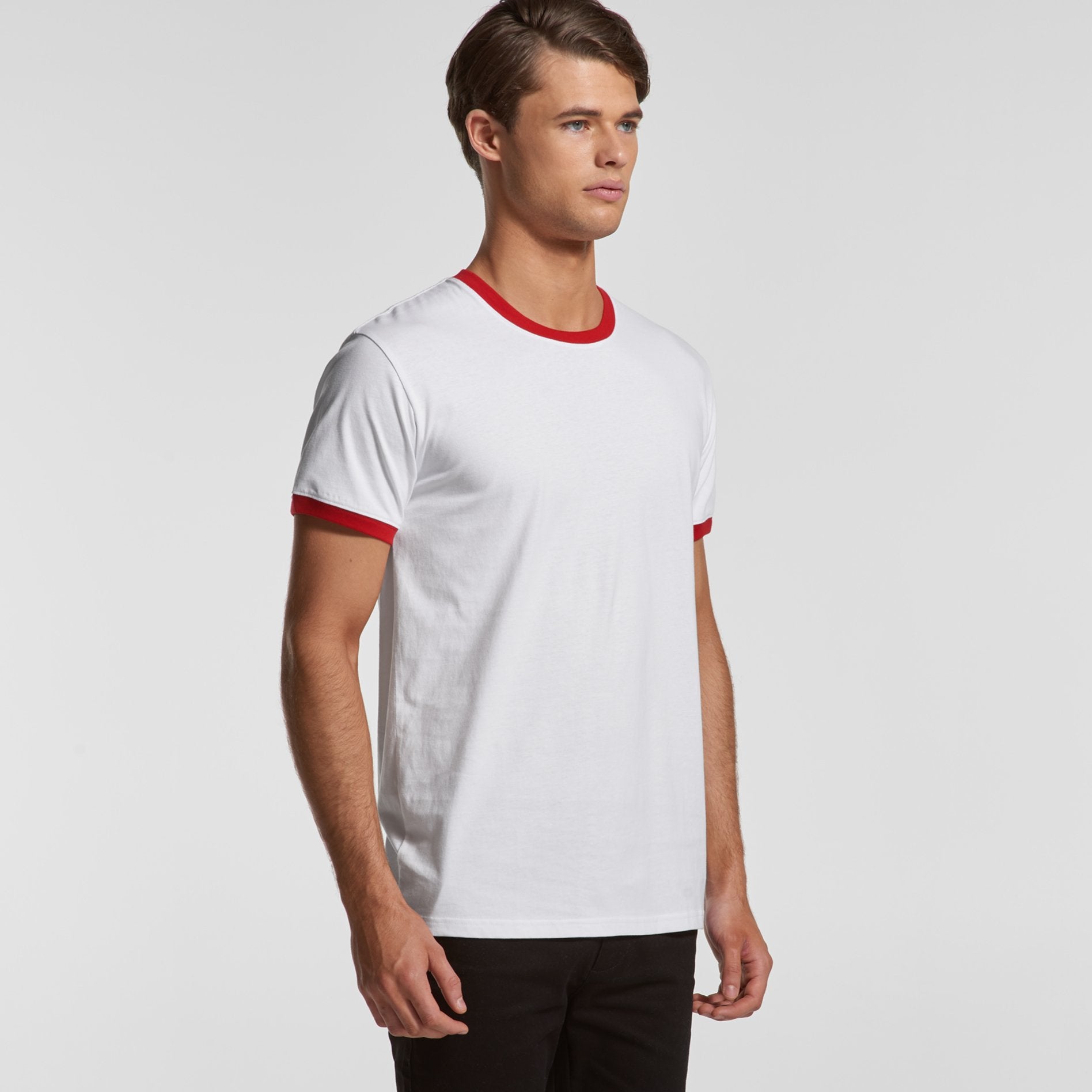 Mens Ringer Tee T-Shirts AS Colour